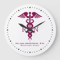 Bureau d'infirmière simple Red Caduceus