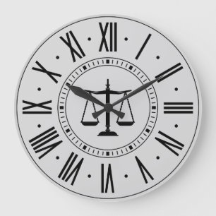 Grande Horloge Ronde BUREAU LAWER   Scales of Justice