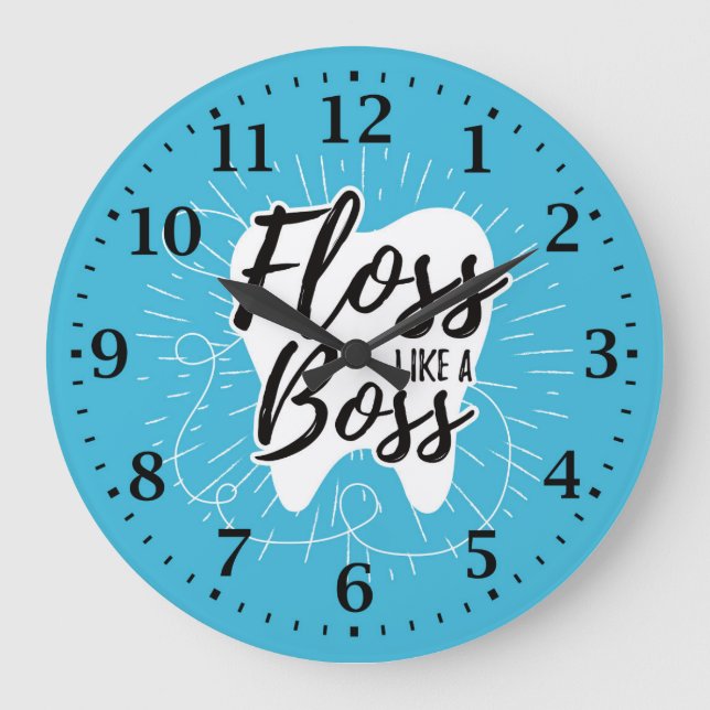 Grande Horloge Ronde Bureau Wall Clock (Recto)