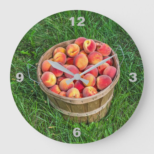 Grande Horloge Ronde Bushel Basket de Fresh (Recto)