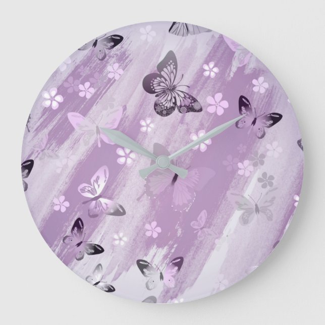 Grande Horloge Ronde Butterfly Pattern 8 (Recto)