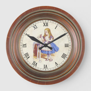 Grande Horloge Ronde Buvez-moi 1