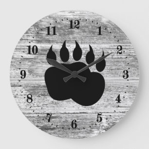 Grande Horloge Ronde Cabine de patte du mignon