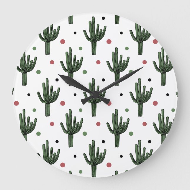 Grande Horloge Ronde Cactus (Recto)