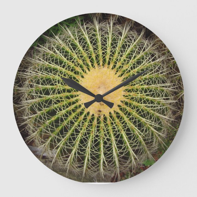 Grande Horloge Ronde Cactus Clock (Recto)