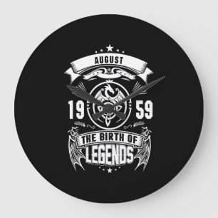 Grande Horloge Ronde Cadeau d'août 1959 La Naissance Des Légendes