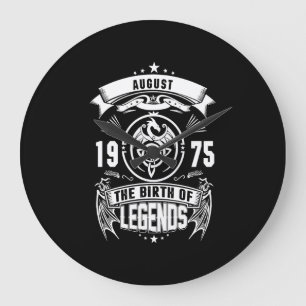 Grande Horloge Ronde Cadeau d'août 1975 La Naissance Des Légendes