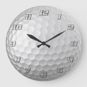 Grande Horloge Ronde Cadeaux de balles de golf de la série Signature