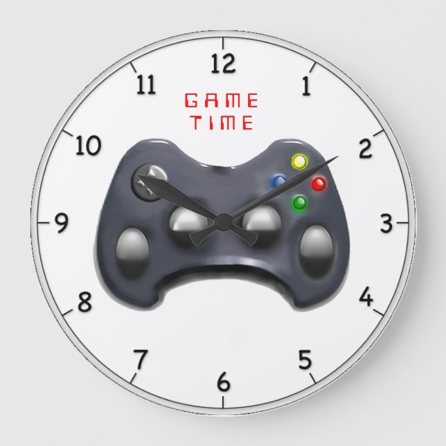 Grande Horloge Ronde Cadeaux de jeu vidéo (Recto)