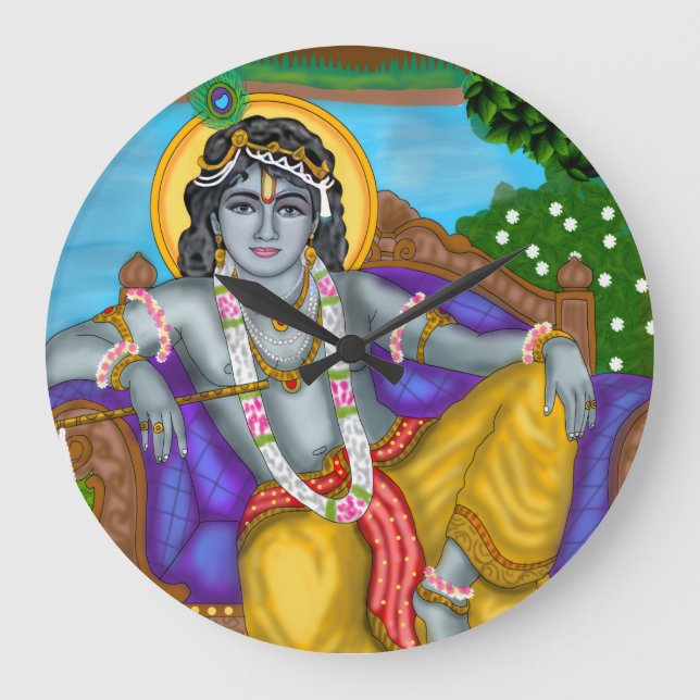 Grande Horloge Ronde Cadran Krishna (Recto)