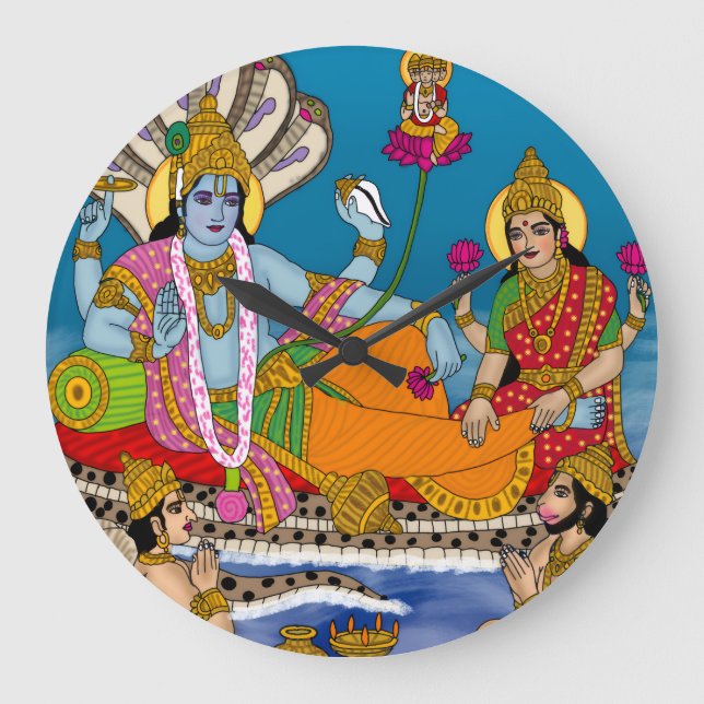 Grande Horloge Ronde Cadran Lakshmi Narayan (Recto)