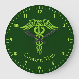 Grande Horloge Ronde Caduceus