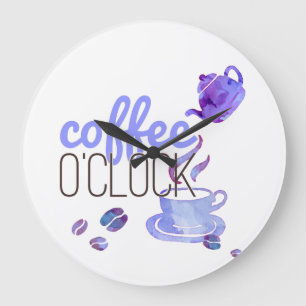 Grande Horloge Ronde Café à l'horloge