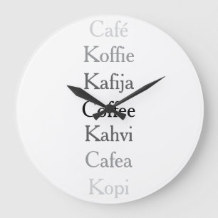 Grande Horloge Ronde Café mondial