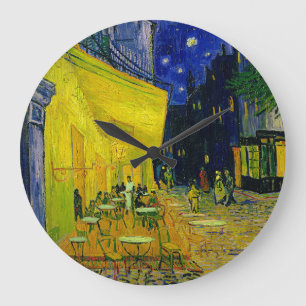 Grande Horloge Ronde Café Terrasse Arles, Place du Forum, 1888