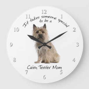 Grande Horloge Ronde Cairn Terrier