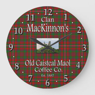 Grande Horloge Ronde Caisteal Maol Coffee Co. de Clan MacKinnon.
