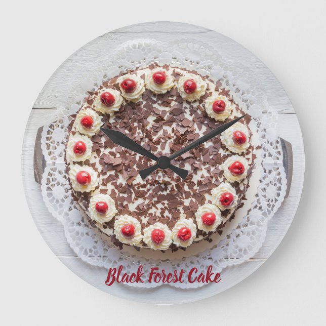 Grande Horloge Ronde Cake de Black Forest (Recto)