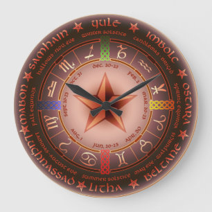Grande Horloge Ronde calendrier de l'année païenne