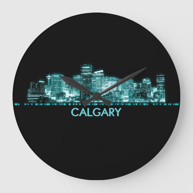 Grande Horloge Ronde Calgary Skyline (Recto)