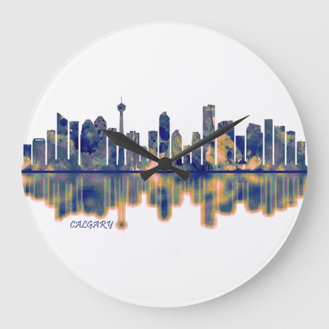 Grande Horloge Ronde Calgary Skyline (Recto)