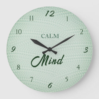 Grande Horloge Ronde Calm Mind Wellness