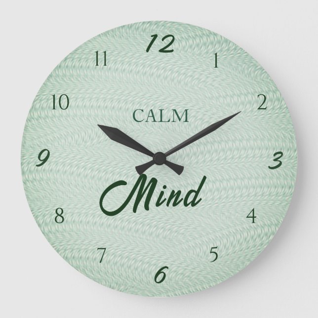 Grande Horloge Ronde Calm Mind Wellness (Recto)
