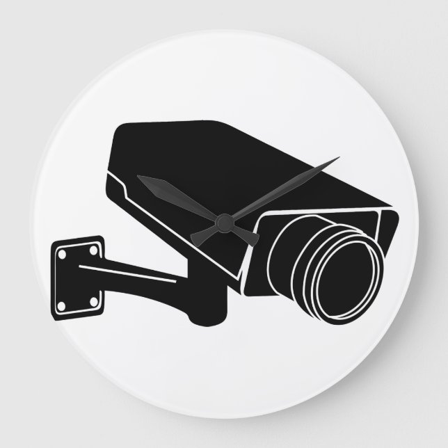 Grande Horloge Ronde Caméra de sécurité (Recto)