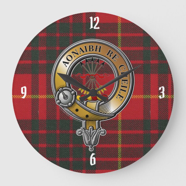 Grande Horloge Ronde Cameron Tartan (Recto)