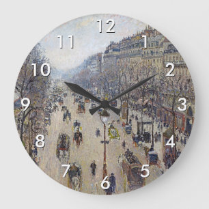 Grande Horloge Ronde Camille Pissarro - Boulevard Montmartre, matin