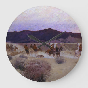 Grande Horloge Ronde Camp de déménagement par Newell Convers Wyeth