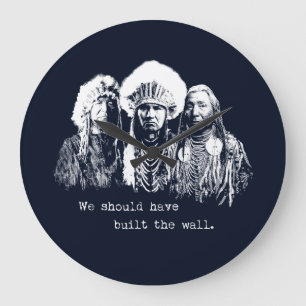 Grande Horloge Ronde Campagne Native American Immigrant