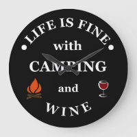 Camping de fond et les paroles de vin