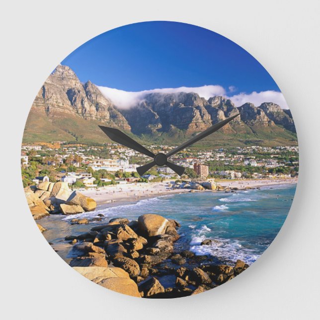 Grande Horloge Ronde Camps Bay Beach And The Twelve Apostles Range (Recto)