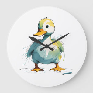 Grande Horloge Ronde canard