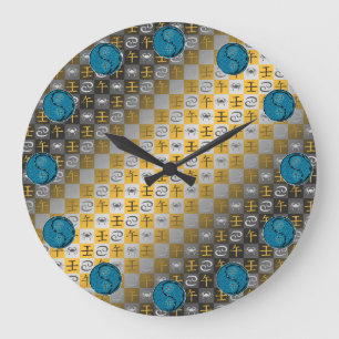 Grande Horloge Ronde Cancer & Cheval d'eau