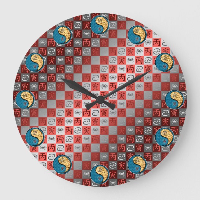 Grande Horloge Ronde Cancer & Fire Tiger (Recto)