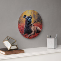Cane Corso en automne Feuilles automne Inspire