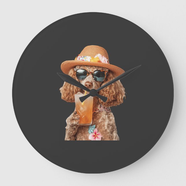 Grande Horloge Ronde Caniche (Recto)