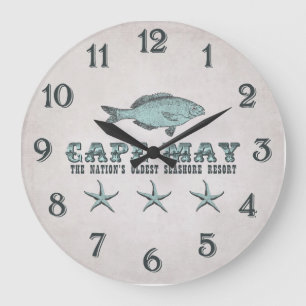 Grande Horloge Ronde Cap victorien vintage Mai Plus Ancien Resort de bo