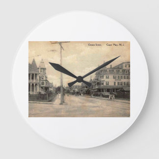 Grande Horloge Ronde Cape May NJ, Ocean Street, c1910 Vintage