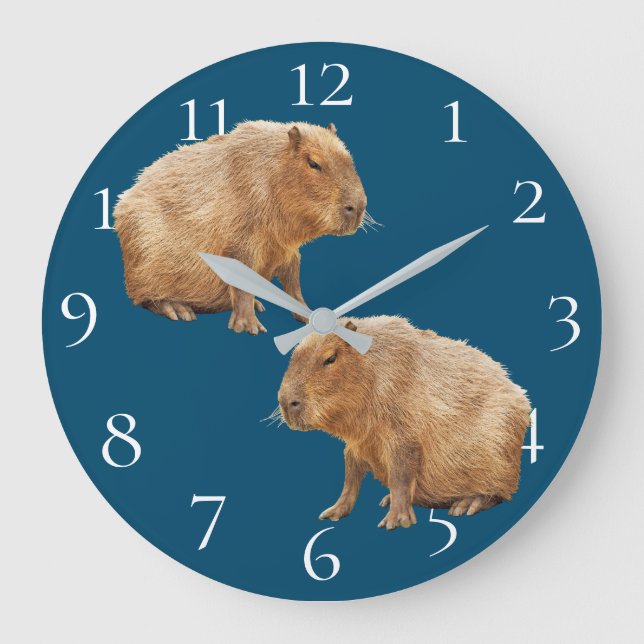 Grande Horloge Ronde Capybara (Recto)