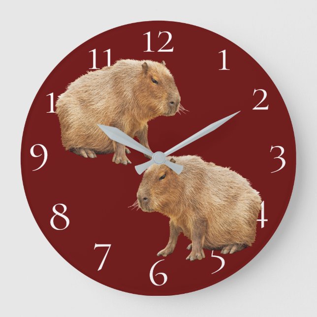 Grande Horloge Ronde Capybara (Recto)
