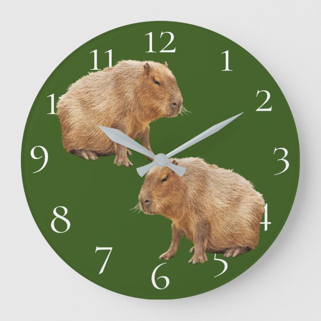 Grande Horloge Ronde Capybara (Recto)