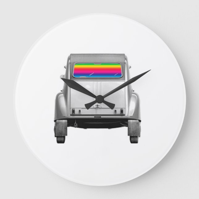 Grande Horloge Ronde Car + rainbow (Recto)