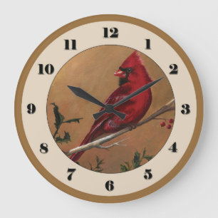 Grande Horloge Ronde Cardinal Clock, Ohio State Bird Clock