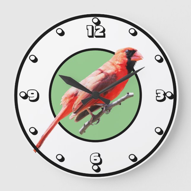 Grande Horloge Ronde Cardinal rouge (Recto)
