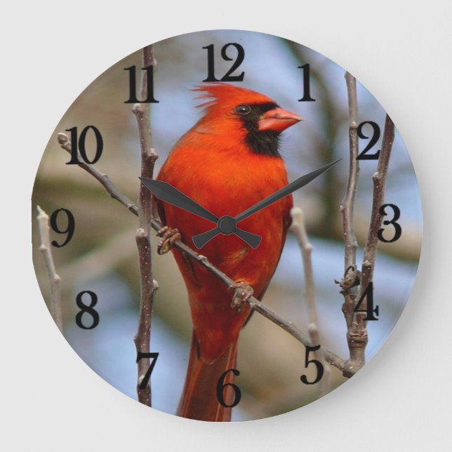 Grande Horloge Ronde Cardinal rouge (Recto)