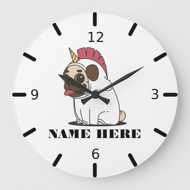 Grande Horloge Ronde Carlin Licorne (Recto)