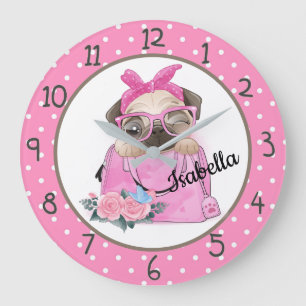 Grande Horloge Ronde Carlin mignon
